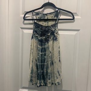 Tyedye American Eagle Tank Top Size L NWT
